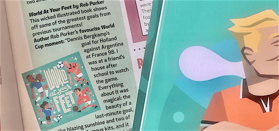 Match of the Day, Kick! and Kickaround magazines feature World At Your Feet in World Cup issues
