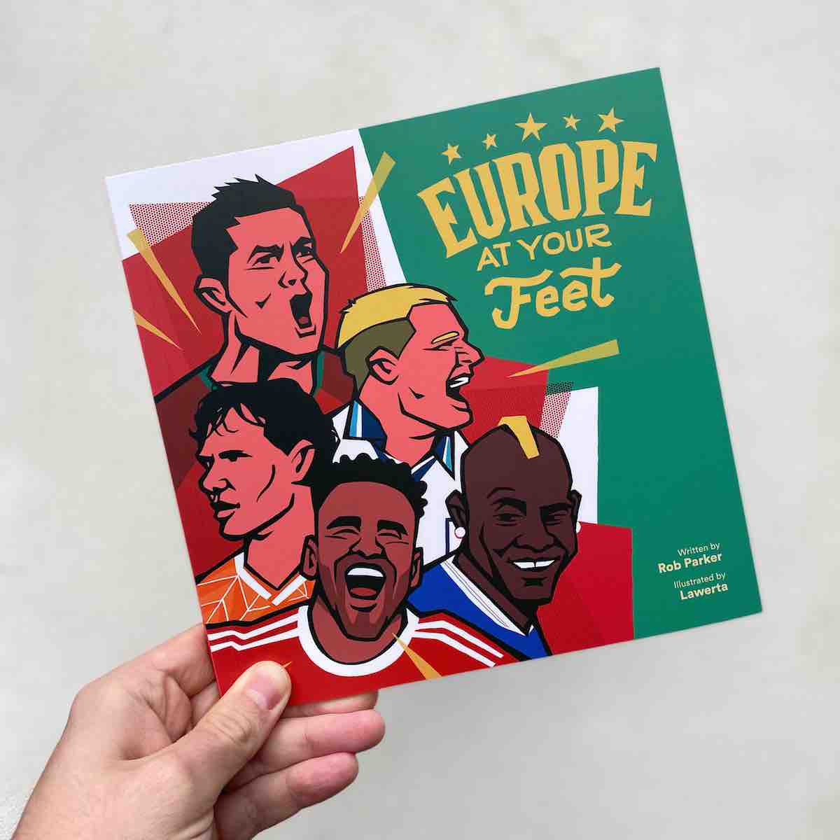 Europe At Your Feet football picture book